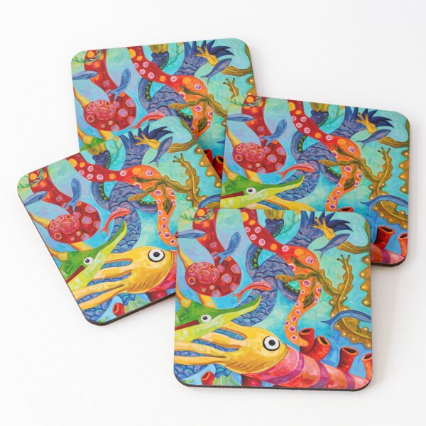 Item preview, Coral Reef Painting | Perfect Gift for Nature Lovers designed and sold by NostalgicLatin.