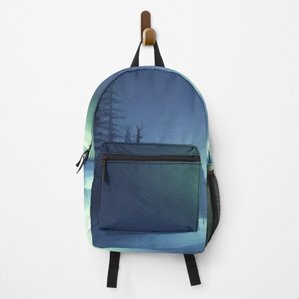 Item preview, A lone cabin beneath the full moon designed and sold by SilverFrog.
