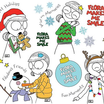 Artwork thumbnail, FLORA MAKES ME SMILE - HOLIDAY SEASON by ThePencilCircle