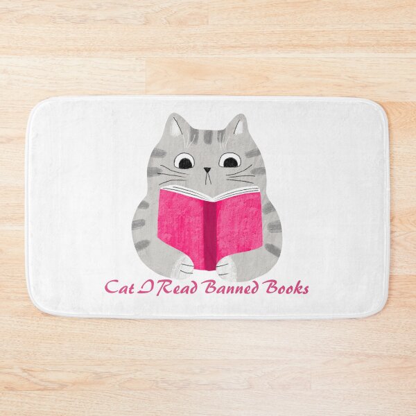 Item preview, Cat I Read Banned Books 2023 designed and sold by FLOWER--ART.