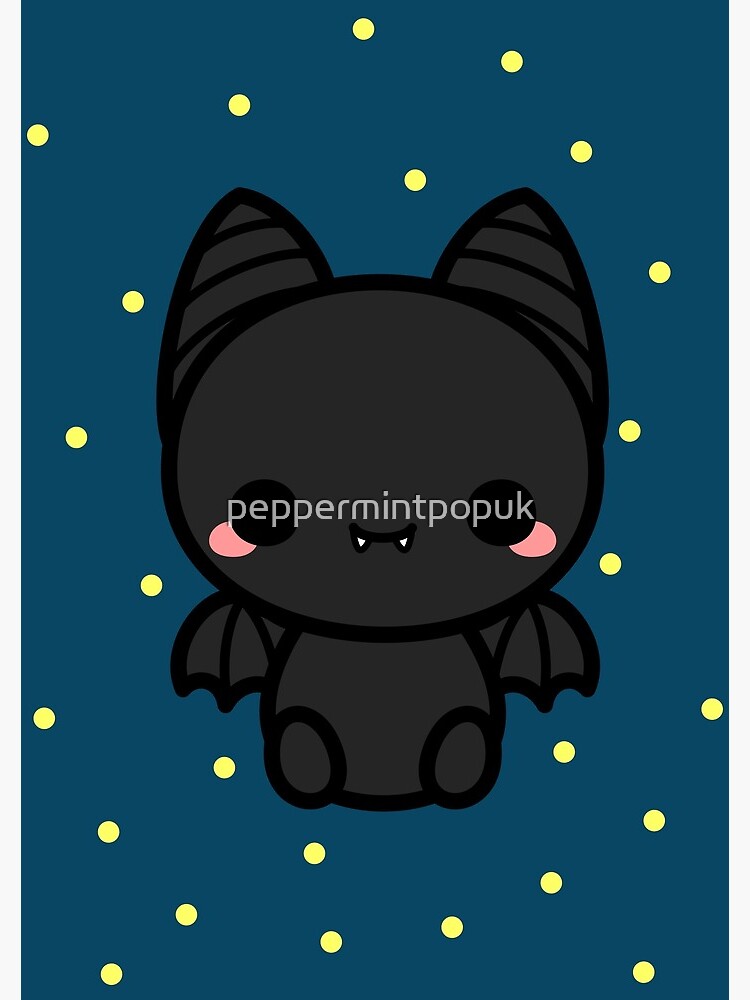 Cute spooky bat by peppermintpopuk