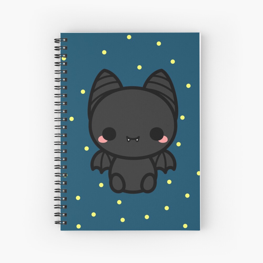Cute spooky bat Spiral Notebook