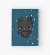 Cuaderno de tapa dura Lindo murciélago espeluznante