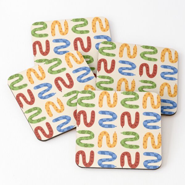 Item preview, Snake Pattern (red/blue/green/yellow) designed and sold by Design Minds Boutique.