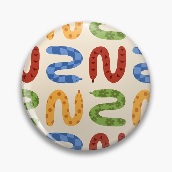 Item preview, Snake Pattern (red/blue/green/yellow) designed and sold by Design Minds Boutique.