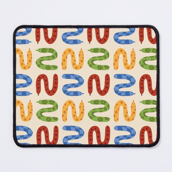 Item preview, Snake Pattern (red/blue/green/yellow) designed and sold by Design Minds Boutique.