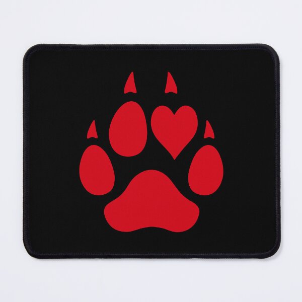 Item preview, Dog Paw Lover Heart Love Foot Wolf Pet Animal Lovers designed and sold by BEAST NYC.