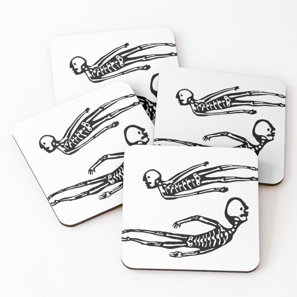 Item preview, Bright Eyes 'Every Day and Every Night' Flying Skeletons designed and sold by BEEE-F.
