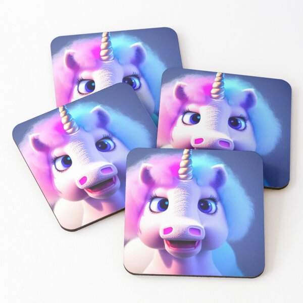 Item preview,  fluffy unicorn #1 designed and sold by Ai-Studio-Art.