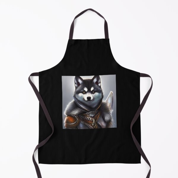 Item preview, AI Generated Art, War Husky/Pomsky designed and sold by RabbitHoleMI.