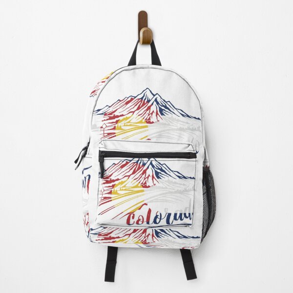 Item preview, Colorado Mountain Road with CO state flag designed and sold by SapphireCompass.