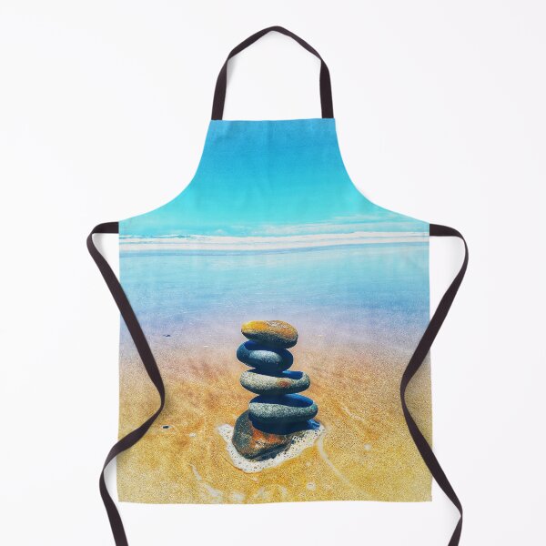 Item preview, Zen Cairn Tower Beach Pebbles Balancing Stones on Beach Sand 3 of 12 designed and sold by Beachy.
