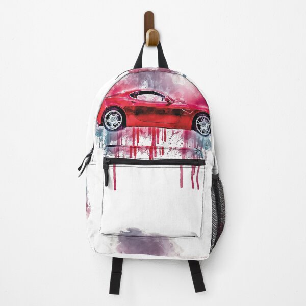 Item preview, Alfa Romeo 8C Competizione Splash art red designed and sold by Aaaah Eeeek Studio.