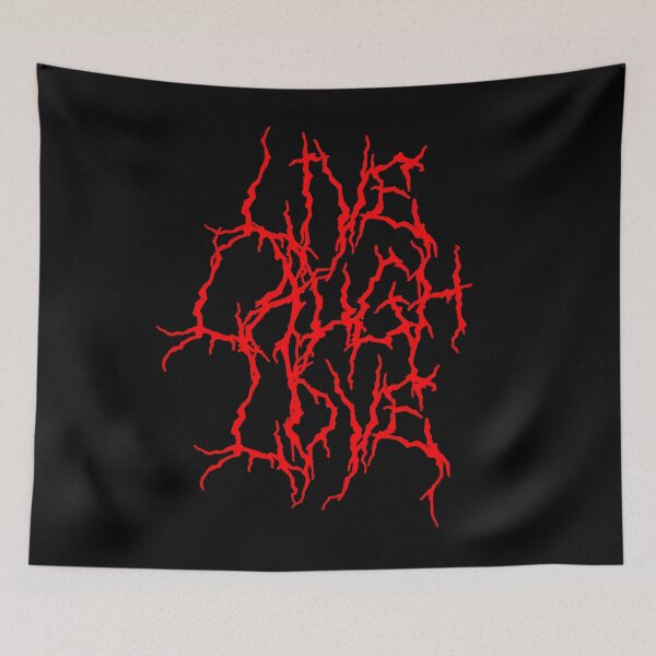 Item preview, Live Laugh Love Heavy Black Metal Logo Parody Style designed and sold by cyberlight.