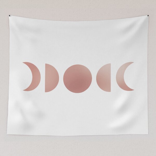 Item preview, Rose Gold Phases of the Moon designed and sold by Julie Erin Designs.