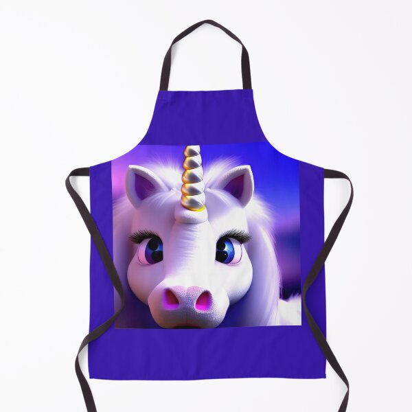 Item preview, fluffy unicorn #2 designed and sold by Ai-Studio-Art.