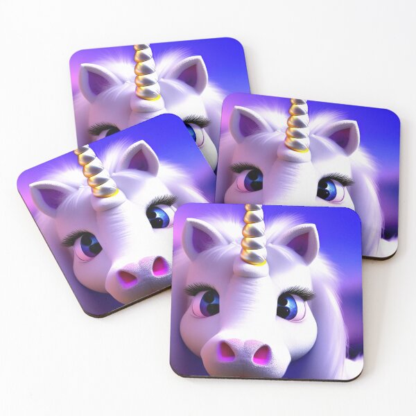 Item preview, fluffy unicorn #2 designed and sold by Ai-Studio-Art.