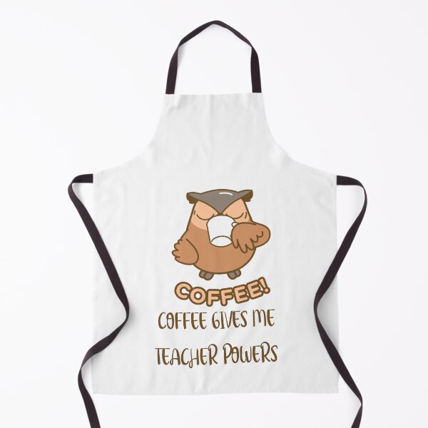 Item preview, Copy of Coffee Gives Me Teacher Powers Owl designed and sold by RockBeeDesigns.