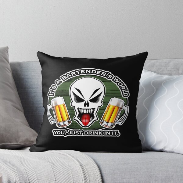 Item preview, Bartending Skull 2.1: It's a Bartender's World designed and sold by sdesiata.