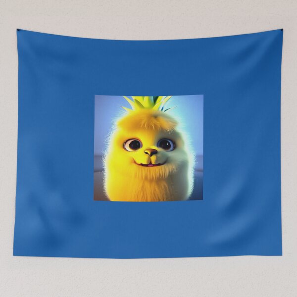 Item preview, fluffy pineapple #2 designed and sold by Ai-Studio-Art.