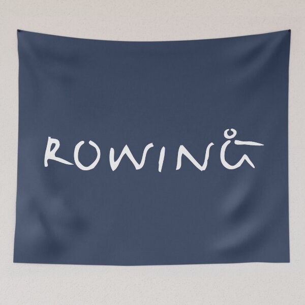 Item preview, Rowing Text 1 White designed and sold by Tam-Ara.