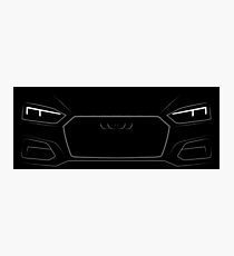 Audi A5 F5 2016 Black Photographic Print
