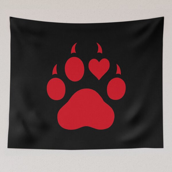 Item preview, Cat Paw Lover Heart Love Foot Tiger Pet Animal Lovers designed and sold by BEAST NYC.