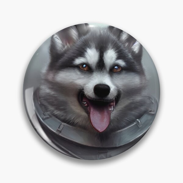 Item preview, AI Generated Art, War Husky/Pomsky designed and sold by RabbitHoleMI.