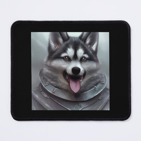 Item preview, AI Generated Art, War Husky/Pomsky designed and sold by RabbitHoleMI.
