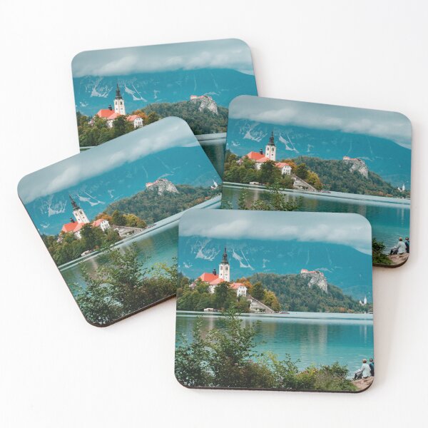 Item preview, Lake Bled Slovenia postcard designed and sold by Landscapeaway.