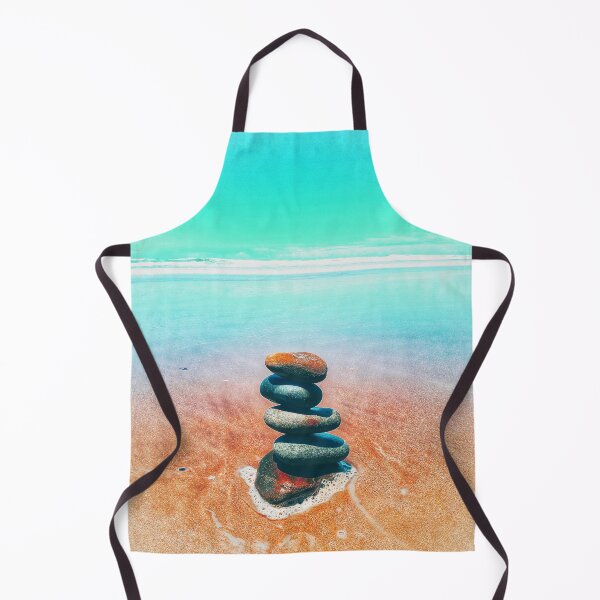 Item preview, Zen Cairn Tower Beach Pebbles Balancing Stones on Beach Sand 4 of 12 designed and sold by Beachy.