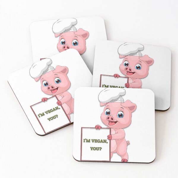 Item preview, pig vegan designed and sold by GAGO5.