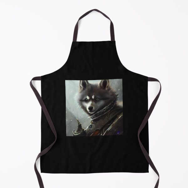 Item preview, AI Generated Art, War Husky/Pomsky designed and sold by RabbitHoleMI.