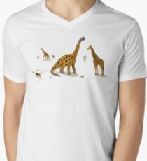 Brachiosaurus Men's V-Neck T-Shirt