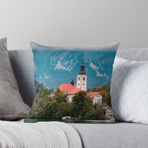 Item preview, Lake Bled Slovenia postcard designed and sold by Landscapeaway.