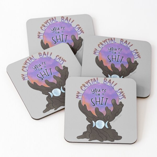 Item preview, My Crystal Ball Says You’re Full of Sh*t designed and sold by ChrissieCreates.