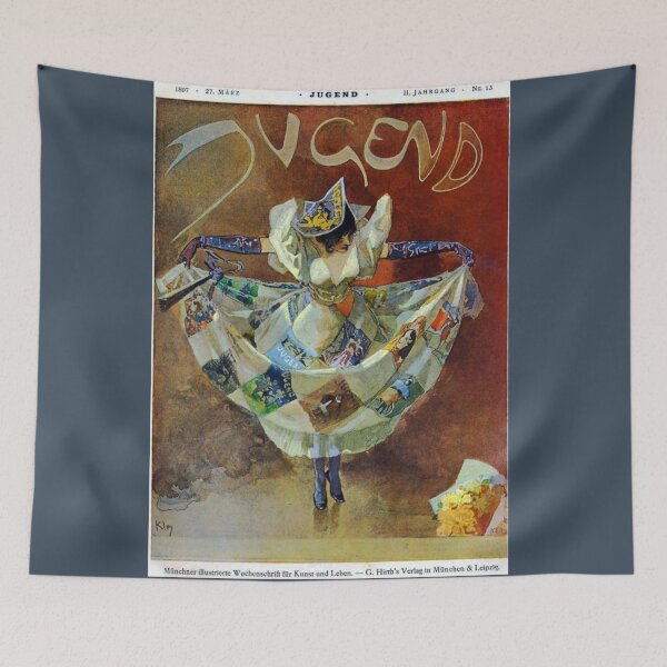 Item preview, Jugend Art Deco Vintage Woman  designed and sold by artemisxluna89.