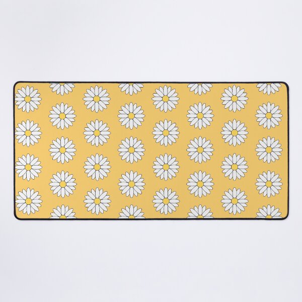 Item preview, Daisy flower yellow background designed and sold by RafaTakami.