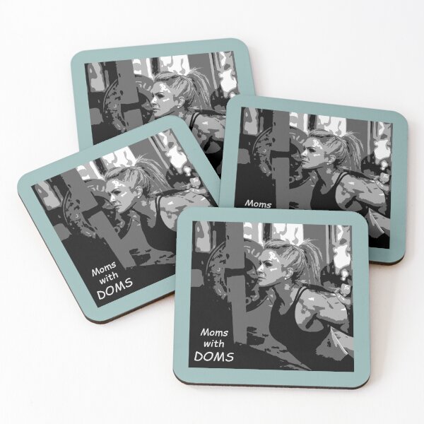 Item preview, Female Weightlifter: "Moms with DOMS" (Delayed Onset Muscle Soreness) designed and sold by SomeGuyLou.