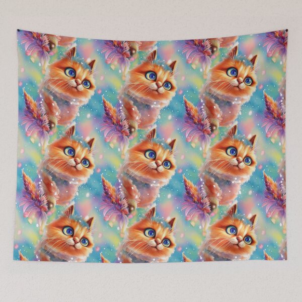Item preview, Adorable Orange Kitty Pattern designed and sold by Zemracreative.