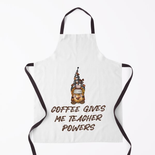 Item preview, Coffee Gives Me Teacher Powers Gnomer designed and sold by RockBeeDesigns.
