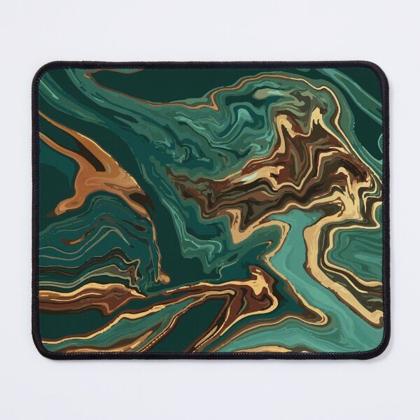 Item preview, Green and Gold Marble designed and sold by RockBeeDesigns.