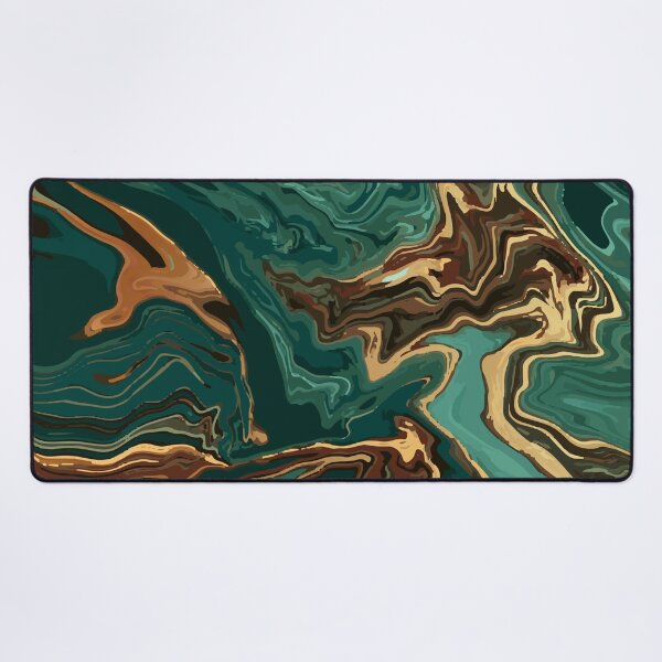 Item preview, Green and Gold Marble designed and sold by RockBeeDesigns.