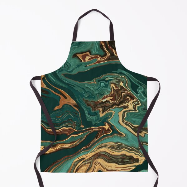 Item preview, Green and Gold Marble designed and sold by RockBeeDesigns.