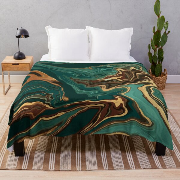Item preview, Green and Gold Marble designed and sold by RockBeeDesigns.