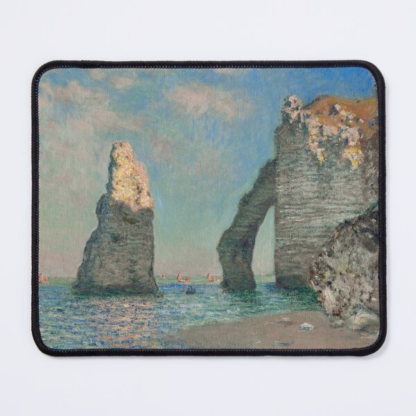Item preview, The Cliffs at Étretat | Claude Monet | 1885 French Impressionism Art designed and sold by CJET.
