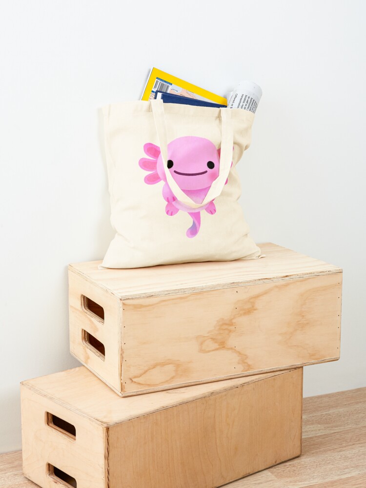 Thumbnail 4 of 5, Tote Bag, Lucy Axolotl designed and sold by pikaole.
