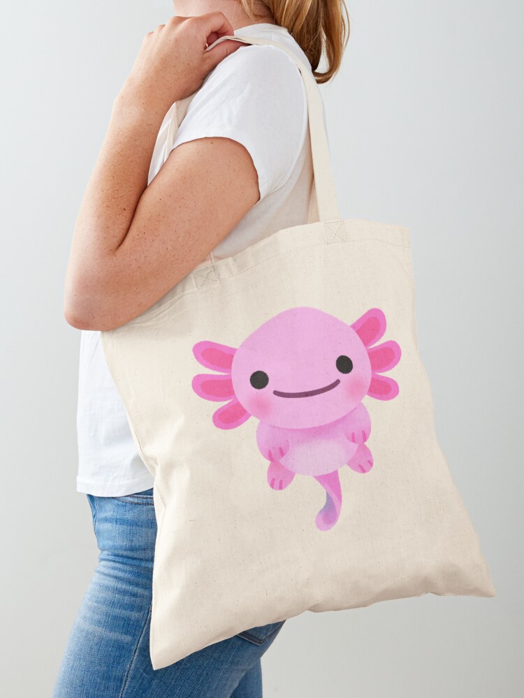 Thumbnail 1 of 5, Tote Bag, Lucy Axolotl designed and sold by pikaole.