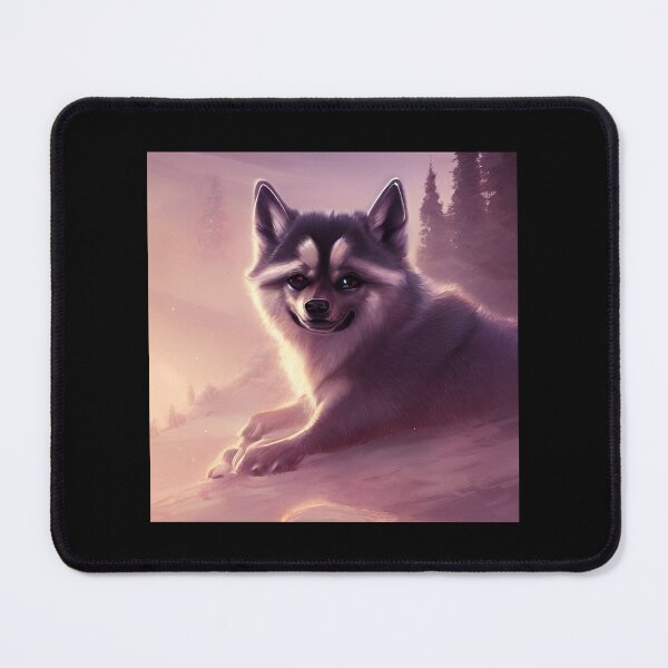 Item preview, AI Generated Art, War Husky/Pomsky designed and sold by RabbitHoleMI.