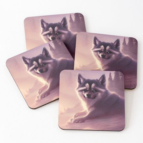 Item preview, AI Generated Art, War Husky/Pomsky designed and sold by RabbitHoleMI.
